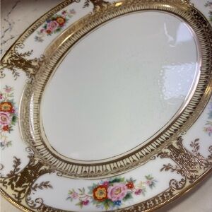 VINTAGE NORITAKE Japan Serving Platter  39540-78045 13” Oval Discontinued EUC